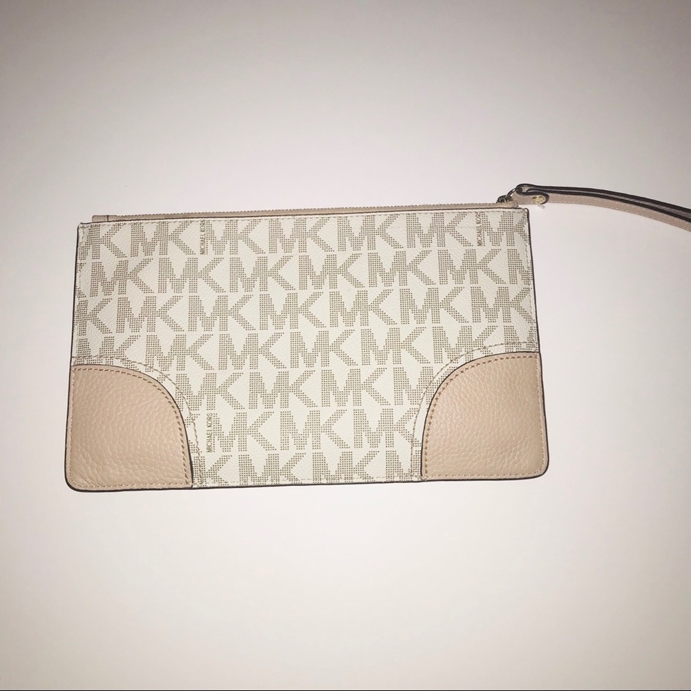 Michael Kors Hattie large zip wristlet clutch - Picture 4 of 8